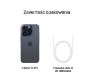 Apple iPhone 15 Pro 256GB Blue Titanium - 1180071 - zdjęcie 6
